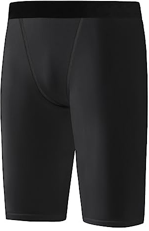 Hotfiary Youth Boys Compression Shorts, Kids Boys Athletic Base Layers Sports Performance Underwear, Quick Drying Spandex Boxer Briefs for Basketball Football Running Training, Age 6-14 Years