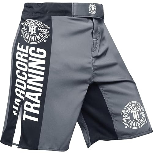 Hardcore Training Recruit Fight Shorts Homme Combat Shorts Arts Martiaux MMA BJJ Fitness Muay Thai Boxe Grappling No Gi
