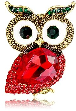 Eule Brosche für Damen Frauen Zirkonia Tier Brosche Corsage Dekorative Zubehör Kleidung Dekoration Damen Brosche Schmuck