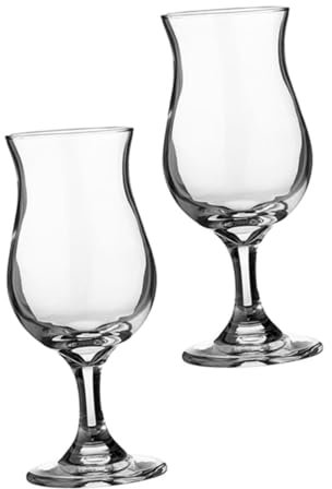 PAMINGONO Set Da 2 Calici Da Vino Trasparenti in Vetro Bicchieri Per Cocktail e Succhi Frutta Antiscivolo e Per Feste e Decorazioni Casa