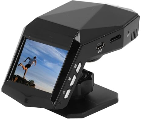 Caméra de Tableau de Bord HD 10MP, Enregistreur Vidéo Automobile Avant et Arrière avec Boucle d'Enregistrement pour Console Centrale