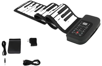 Pianos Digitales Para Piano Electrónico Portátil Plegable De Silicona Profesional Con 88 Teclas