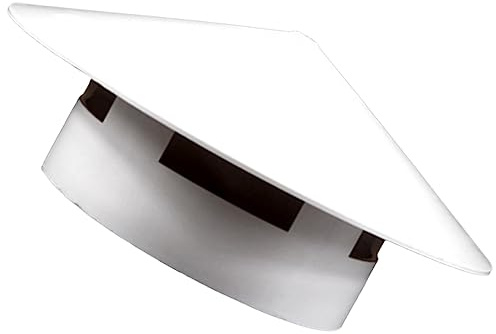 Sombrerete de Chimenea Pvc Blanco, Cubiertas de Lluvia para Ventilación