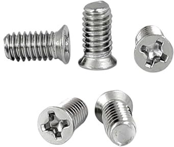 50 Stück M1.6 M2 M2.5 M3 M4 304 Edelstahl Nicht standardmäßige Kreuzschlitz-Senkkopfschraube mit kleinem Kopf(5mm,M3 (dk 4.5mm))