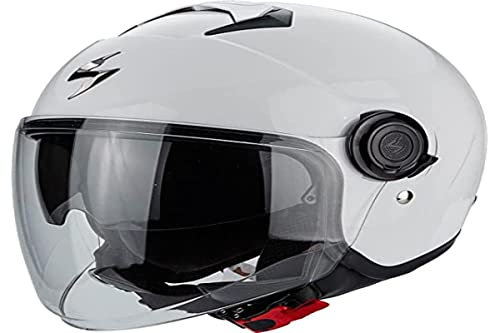 Scorpion Exo-City Solid 83-100-05-07 Motorcycle Helmet, Man, XXL, White (White)