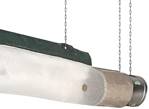 Bio Green Energiesparschlauch für Elektro-Gewächshausheizung Phoenix und Gewächshaus-Ventilator Arizona | 300 cm | inklusive Befestigungsmaterial