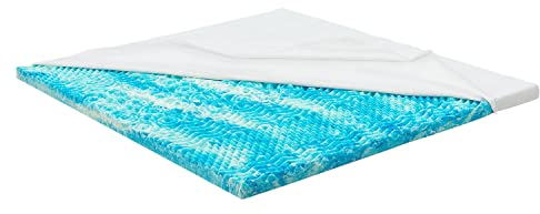 Juskys Topper 180x200 cm aus Memoryschaum, 7-Zonen orthopädisch & atmungsaktiv, 7cm Höhe, H2 - H3, Bezug waschbar Matratzentopper Matratzenauflage