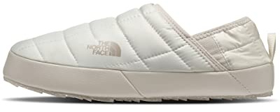 The North Face Women's Thermoball Traction Mule V Winter Shoe - Insulated & Water Repellent, Rubber Outsole, Gardenia White/Silver Grey, 7