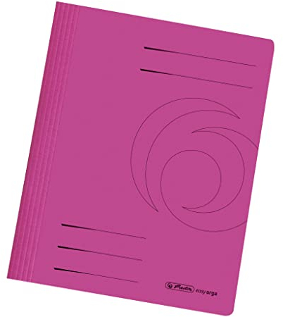 Herlitz Schnellhefter A4 Karton gefaltet (25 x Pink)