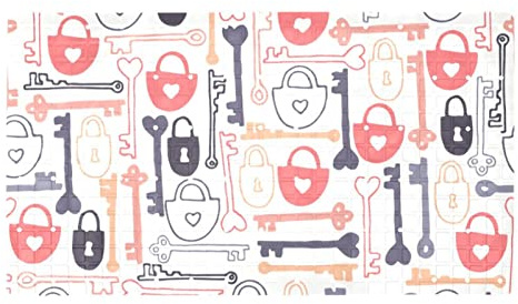 Shower Mat for Bath Tub,PVC Bathtub Mat,lock and key,Bath Mat Floor Mat Non Slip Mat Bathroom Mat