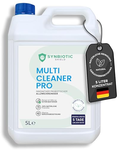 Allzweckreiniger probiotisch Konzentrat 5 Liter (Kanister) Multicleaner Pro natürliche Reinigung mit guten Bakterien - Probiotika Enzymreiniger - Haushalt Universalreiniger effektive Mikroorganismen