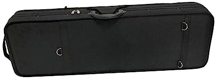JISADER Länglicher Geigenkoffer, Geigenkasten, Geigen-Reisekoffer, Geigenkoffer für Auftritte, 78,2 cm x 25,2 cm