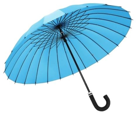 OXOAMP Stockschirme Winddichter, manuell zu öffnender Golfschirm for Reisen, Business, wasserdichter Stockschirm mit rutschfestem Griff Regenschirm (Size : Lotus root pink)