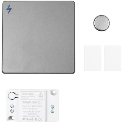 ZONADAH 433MHz Universal Wireless RF Remote Control AC90-250V 1CH Receiver Module and RF Transmitter for Hall Bedroom Smart Home LED Light Remote Control