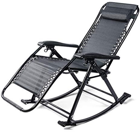 Zero Gravity Lounge Chair – Klappbarer Garten-Liegestuhl mit verstellbarem, gepolstertem Kissen für Strand, Terrasse, Garten, Camping, Outdoor und Indoor