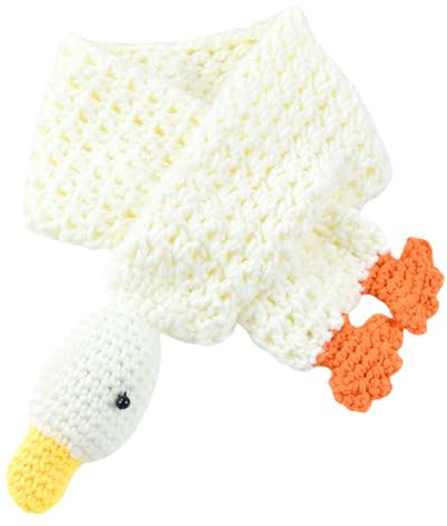 Cartoon Duck Designs Kinderschal Gestrickt Halswärmer Winter Halstuch Für Kleinkinder Jungen Und Mädchen Kaltes Wetter Freien