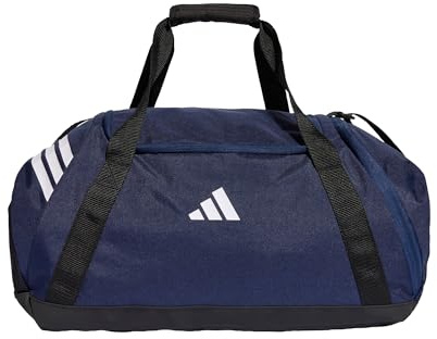 adidas Unisex Adulto Tiro Duffle Bag Medium Duffel Bag, Team Navy Blue 2/White, One Size
