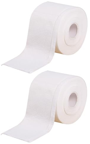 SAFIGLE 2rotoli Asciugamani per Viso in Cotone Monouso Salvietta Detergente e Struccante Alternativa Ecologica Tovaglioli e Dischetti per Pulizia del Viso