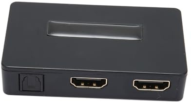 KIMISS Extraktor mit SPDIF und 3,5-mm-Ausgang für 4K UHD, Unterstützt Pass 2.0CH und 5.1CH Surround Sound