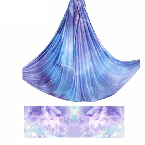 NDSJAIE Columpio Yoga Aereo Hamaca aérea for Yoga de 10 Yardas y 9,2 M, Tela Punto Nailon, Hamaca for Pilates, for, Seda(PR 002)