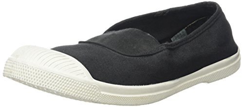 Bensimon - F15002 - TENNIS ELASTIQUE FEMME - Baskets Basses - Femme - Noir (Carbone) - 37 EU