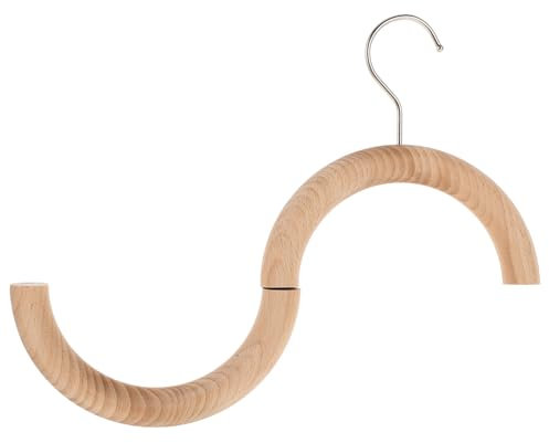 Warmhm Magnetischer Schal Gürtelhalter Aus Holzring Multifunktionaler Schalspeicher Für Kleiderschrank Praktisches Aufbewahrungssystem Für Schals Und Gürtel Platzsparend Und Kompakt