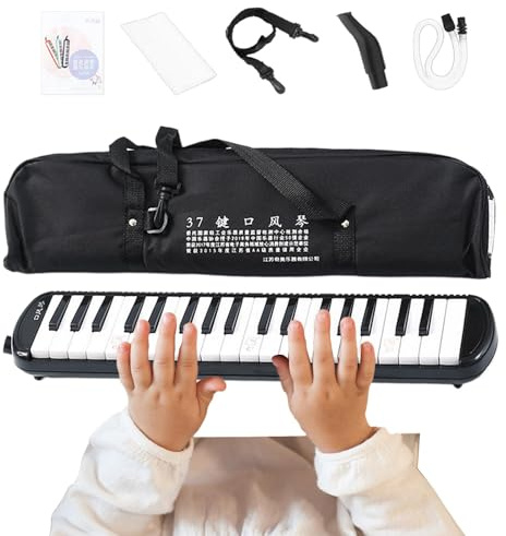 Melodica für Erwachsene Blas Keyboard Harmonium Tragetasche | Air Keyboard Piano Leichte Transport- und Aufbewahrungstasche, geeignet für Anfänger und fortgeschrittene Spieler