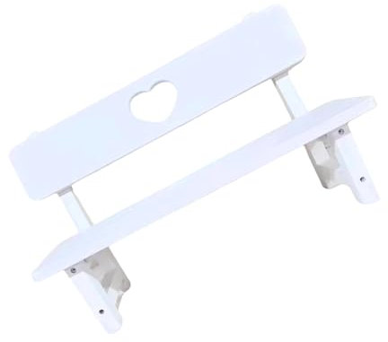 Fazvncv Piccole panchine retrò per bambini, oggetti di scena per fotografia, sedie in legno, mobili per studio fotografico per foto per bambini
