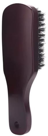 WRITWAA Bartbürste aus Schweineborsten für Männer Reinigungsbürste für Bartpflege Holzgriff für Friseursalons und Zuhause Praktische Haarbürste