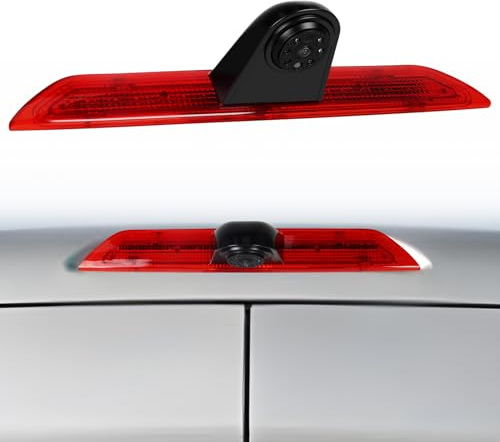CAMECHO 720P HD Rückfahrkamera Ford Transit Van 2015-2020, 140° Weitwinkel, IP67 wasserdicht, Nachtsicht mit Infrarotlichtern