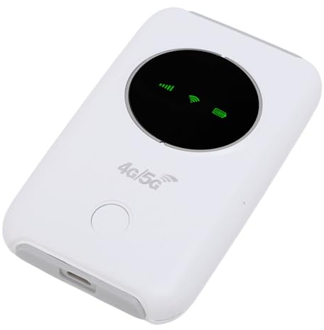 Hotspot Mobile WiFi 4G LTE, Router WiFi Portatile, con Slot per Schede SIM, 10 Dispositivi Collegati, Dispositivo di Rete Wireless da 300 Mbps 5G Ad Alta velocità per Viaggi,