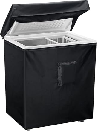 Housse Pour Réfrigérateur, Protecteur D'Appareil Imperméable, 102 X 64 X 89 Cm Tissu Oxford Housse Anti-Poussière Pour Congélateur, Pour Maison, Cuisine, Terrasse, Balcon, Appareil, Sous-sol