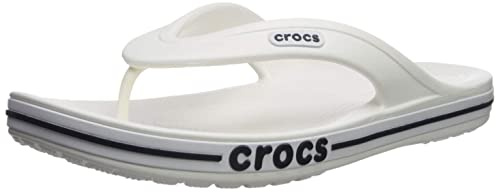 Crocs Unisex Erwachsene Bayaband Flip Flip, White/Navy, 41/42 EU