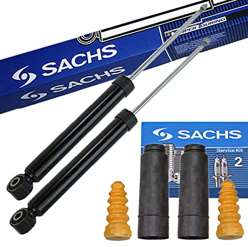 SACHS 2x Gasdruck Stoßdämpfer hinten inkl. Staubschutzsatz Kompatibel mit VW TOURAN (1T1, 1T2), TOURAN (1T3)