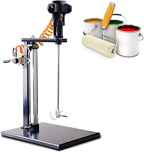 XDLYWUZIQ Pneumatischer Mischer, Pneumatische Farbmischmaschine, 5 Gallonen / 20 L Automatischer Lift-Farbrührer, Tintenmischmaschine Zum Mischen Von Futter, Gips, Farbe, Zement, Mörtel Usw,Impeller
