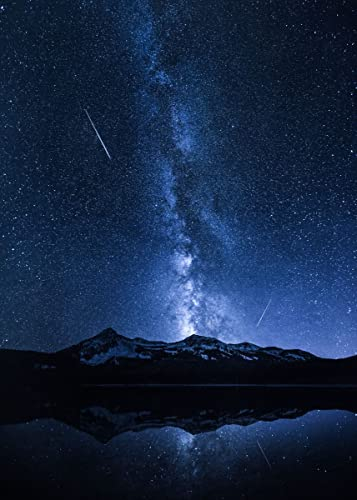 Displate - Poster aus Metall - Magnet-Montage - World Class Photos - Space Photos - Galaxies Reflection 45 cm x 32 cm