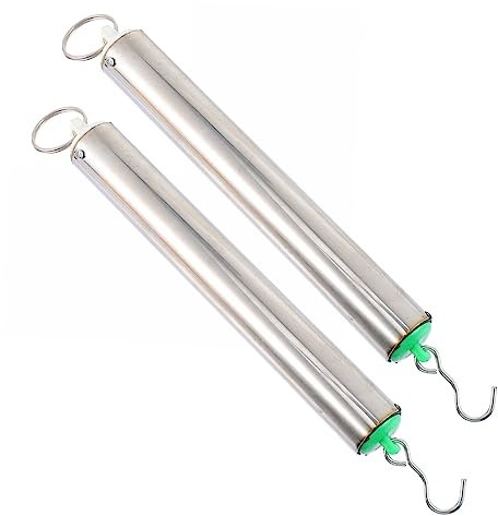 JECOMPRIS 2stücke Hochpräziser Zylindrischer Dynamometer Metall Federkraftmesser Für Physikalische Experimente Tragbar Und Messung Von Zug Und Gewichtskräften