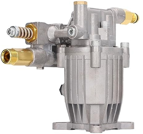 Pompe de Nettoyeur Haute Pression Efficace Lyrlody pour Troy Bilt 20242 020242-02 - 300bar Résistante à la Rouille Murs et Véhicules Thermique 3500psi en Acier Inoxydable/Laiton Laveuse 3/4 Pouces AV