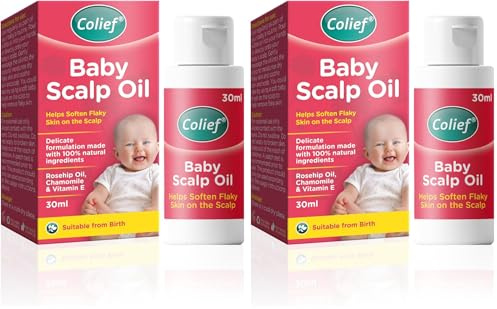 Colief - Baby Scalp Oil - 30ml - Soothing Moisturising Oil for Baby Scalp and Skin - Preventative of Itchy, Flaky, Dry, Damaged Skin and Cradle Cap. (Pack of 2)