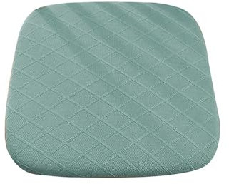 Sitzkissen Esszimmerstuhl, Sitzkissen KüChenstuhl Quadratisch Aus Memory-Schaum Mit BäNdern Waschbare Mit ReißVerschluss rutschfest FüR Garten, Esszimmer, BüRo, Wohnzimmer Blue 40 * 40cm