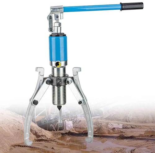 Estrattore Idraulico per Ingranaggi Estrattore per Mozzi a 2 o 3 Griffe Set di Estrattori Idraulici Separatore per Estrazione Cuscinetti Ruota Kit di Utensili,Blue-20T