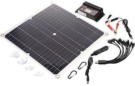 HAKIDZEL Kit De Panneaux Solaires Chargeur Portable Solaire Équipement De Charge Externe Chargeur