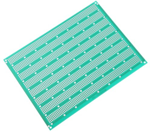 Toddmomy Carte de Circuit Soudable pour Expérimentation DIY Plaque Simple Face avec Soudure Outil de Prototypage Sécurisé pour Réparations Électroniques