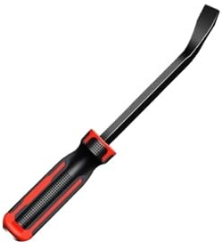 Pallet Buster 2PCS Heavy Pry Bar 30° Bend Duty Crowbar Strike Cap Chisel Nail Puller Car Repair Tool(8 inch)