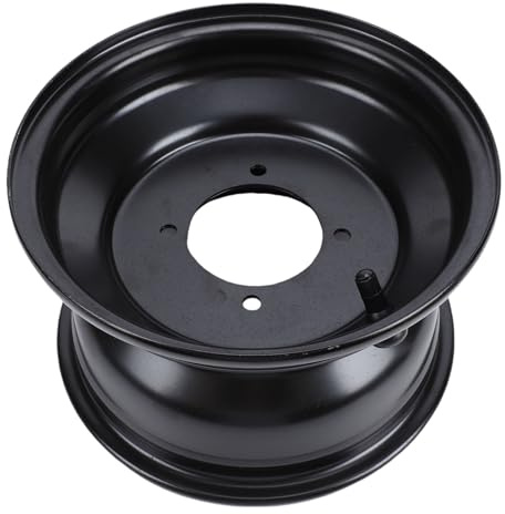 Akozon Cerchione Ruota Anteriore ATV 8 Pollici 19x7.00-8, Cerchio in Acciaio a 4 Fori per Go Kart, Quad, Bici Cross, Buggy e Tosaerba, Ad Alta Resistenza