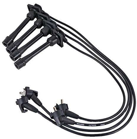 AutoPart T ST-4153 Ignition Spark Plug Wire Set, 5mm, 4 Pcs, for 1993-1997 Geo Prizm, Toyota Corolla