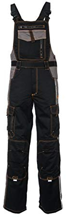 KG Latzhose ARDON H9105 SCHWARZ Arbeitslatzhose Herrenlatzhose Sicherheitshose Hose Arbeitshose Kombihose (60)
