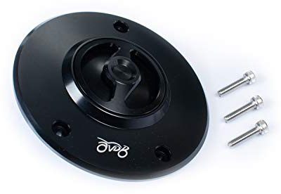 avdb-moto Tankdeckel Tankschloss Schnell Freigabe 1/4 kompatibel mit KAWASAKI Z750S Z-750S 2005-07, ER5 TWISTER 2001-05, Z750 Z-750 2004-06, Z1000 Z-1000 2003-06, ZZR 1200 ZXT20C 2002-06 (Schwarz)