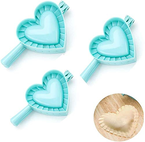 Moules à Chausson et à Pâte 3 pièces Ravioli Emporte Pièce, Moules a Pâtes Fabricant de Boulettes pour pâtes Moule et Pâte Pression Boulette Pie Maker Wrapper Découpe Pâte Accessoires de Cuisine