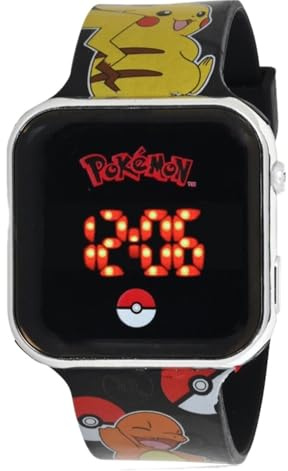 Accutime LED Kinderuhr, große Digitale LED-Anzeige, verstellbares Armband, Lange Batterielaufzeit, Abschaltautomatik, für Jungen und Mädchen